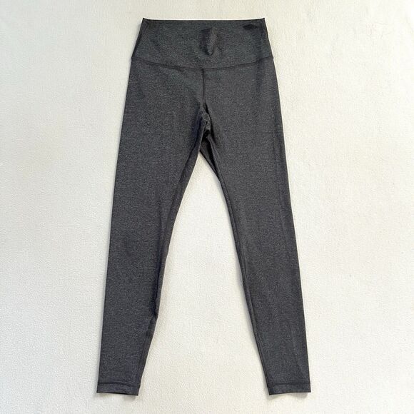 Lululemon Women Wunder Under Hi-Rise Tight Luxtreme 28” Heathered Black Yoga 10